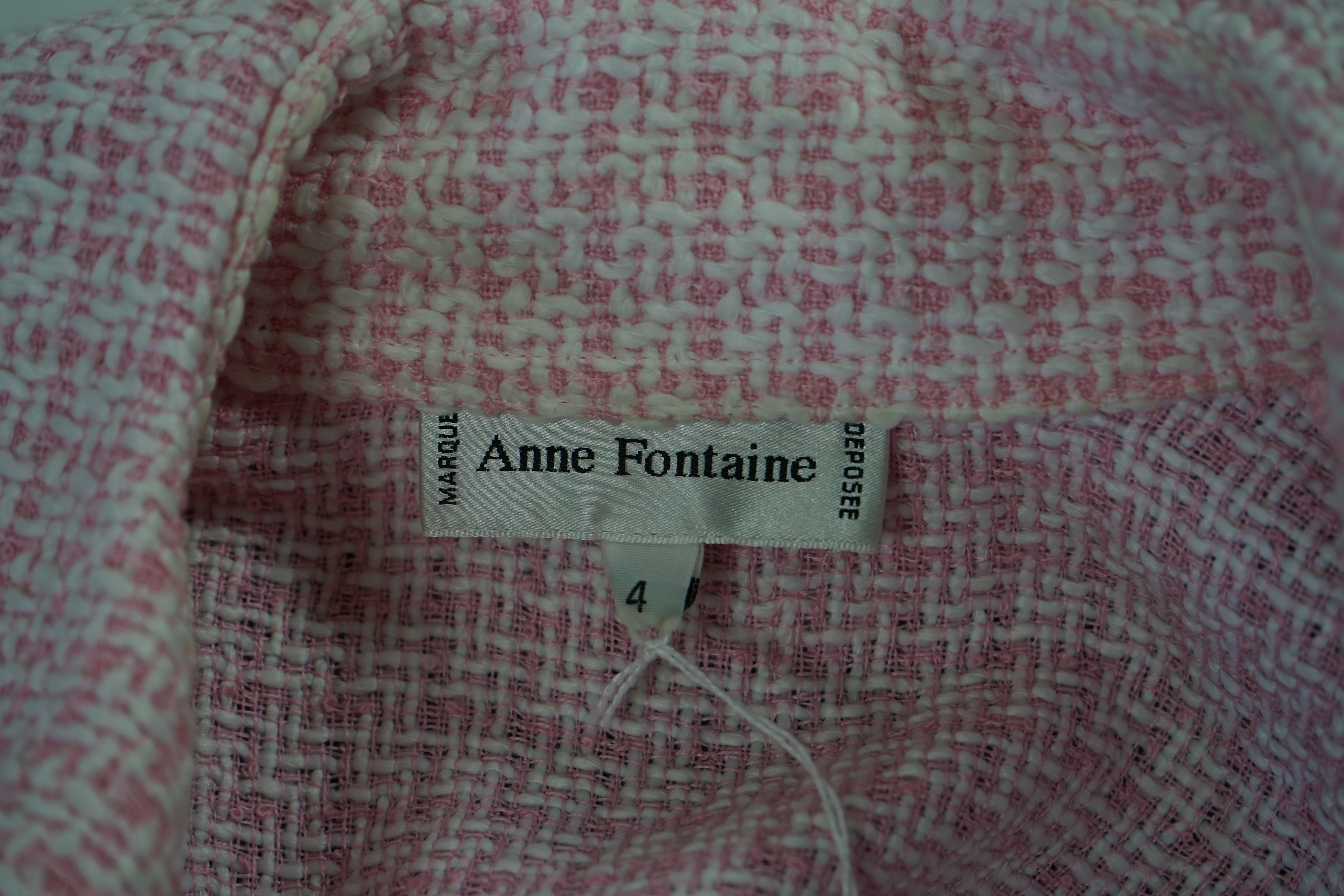 Two Anne Fontaine lady's jackets and a black top. Approx sizes 14-16 Proceeds to Happy Paws Puppy Rescue